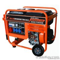 AC Single Phase Diesel Generator GDG7000E