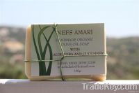 Handmade Organic olive oil soap with Aloe Vera and cucumber