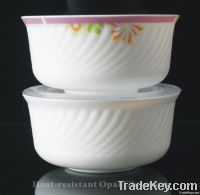 Opal glassware salad bowl