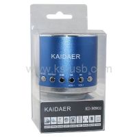 KD-MN02 Round Shape Kaidaer mini Speakers with TF card and USB speaker
