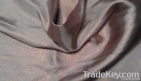 foil satin fabric with dyed for dress