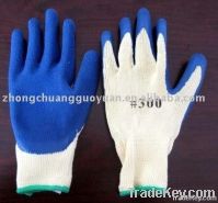 latex dipped knitting glove