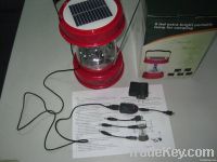Solar Lantern with FM Radio Feature, Equipped with Mobile Phone Charger