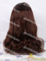 body wave indian remy glueless lace wig in stock