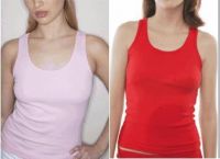 Ladies Boy Beater Tank Tops (100% cotton Canadian made)