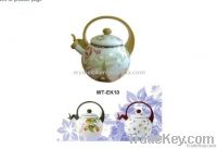 2pcs Carbon Steel Enamel Kettle Set