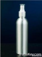 aluminum bottle with pump sprayer for lotion shampoo