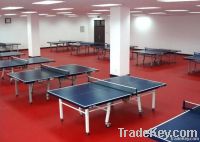 red table tennis pvc sports flooring