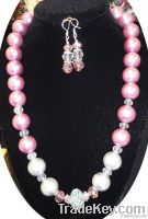 Pearl and Crystal Necklace Sets