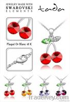 cherry series Austria crystal necklace