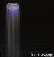 10'' round LED color changing shower head