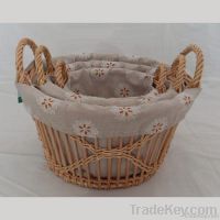 wicker storage basket