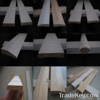 White primed Radiata Pine wood moulding