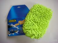 microfiber chenille glove, microfiber mitt for household or car washing