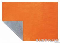PE Tarpaulin - orange and silver color