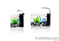 Acrylic Mini Aquarium MAS-0200 (Black & white)