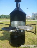 bbq grill and fire pit