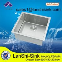 LR6045A kicthen kitchin  sink deep single bowl kitchen basin sink