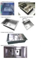 LL8345  kitchen sing drop in stainless steel double bowl square kitchen sinks