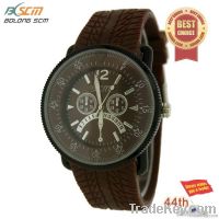 sport quartz round watch