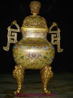 Chinese China Cloisonne Bronze Copper Enamel s-2
