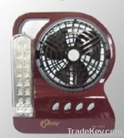 14+1 leds rechargeable emergency lamp with fans