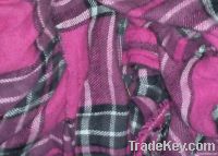 100% cotton yarn dyed flannel 57/8" stocklot fabric