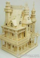 3D Wooden Puzzle kit DIY Building models Dream Villa