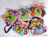 New Style Thai Handmade Patchwork Owl Sling Bags Shoulder Bag Purse