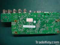 2 CH D1, 6 CH CIF Real-Time H.264 DVR PCB Circuit Board Assembly