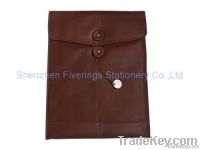 PU leather document bag
