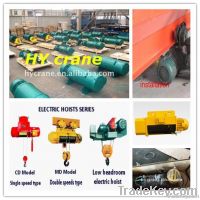 Small Lifting Single/Double Speed Electric Wirerope Hoist