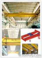 Workshop double girder overhead bridge crane