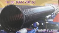 steel reinforced wound drainage HDPE pipe machine