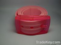 2012 silicone belt with plastic buckle