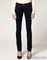 women's fashion denim jeans skinny cotton jeans