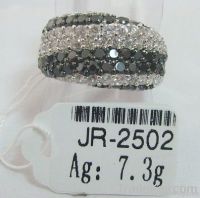 925 silver ring with cubic zirconia