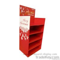 Festival Gift Cardboard Floor Display Rack