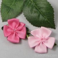 Grosgrain ribbon flower trims / Garment bow