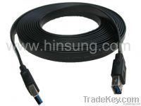 Flat USB 3.0 A Male to Female Data Cable