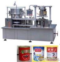 Automatic Piston Thick Jam Filling and Seaming Combined Machine