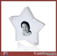 Star-liked clear acrylic/lucite photo/pictuure frame