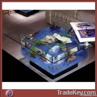 Transparent 25 Gallon Acrylic Coffee Table Aquarium