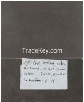 F/C Cow Linning Leather Color-Dark Brown, Selection E-H