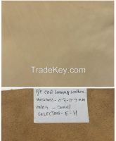 F/C Cow Linning Leather Color-Camel, Selection E-H
