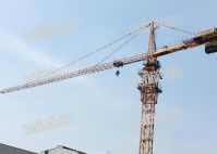 QTZ Series TC6010 6t Hammer Head Topkit Construction Tower Crane with tower hat frequency tower crane