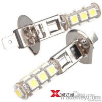 2 Car H1 White 5050 SMD 13 LED Bulb Head Fog Light Lamp 5 pieces a lot