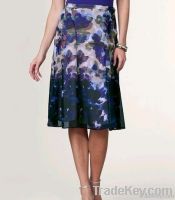 Womens Printed Chiffon Skirt