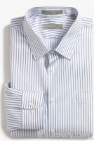 Men's Trim Fit Stripe Dress Shirt