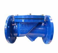 Rubber flapper type check valves